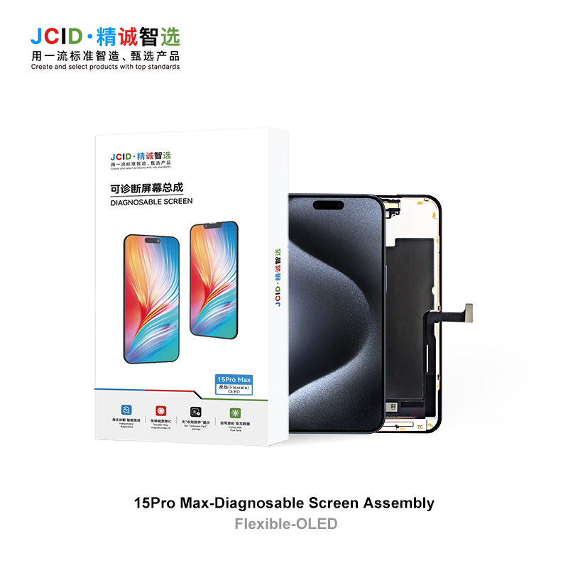 JCID iPhone 15 Pro Max Ekran 120HZ